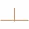 Ekena Millwork Eugene Smooth Timber Gable Bracket, Western Red Cedar, 108"W x 49"H x 3 1/2"D x 3 1/2"F, 11/12 Pitch GBW108X49X0404EUG00SWR - alternate 1
